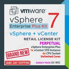  VMware vSphere v7 ENTERPRISE Plus KIT for 3 hosts + vCenter STD- UC NSC NEW picture