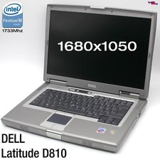 Dell Latitude D810 Notebook Laptop Windows XP RS-232 DVDRW 2GB 60GB 1680x1050 picture