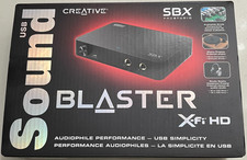 Creative Sound Blaster X-Fi HD External USB Computer Audio System /Preamp SB1240 picture