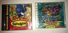 Knowledge Adventure JumpStart Spelling PC CD-ROM Zoombinis Logical Journey Math picture