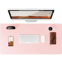 Large PU Leather Dual Sided Desk Pad Non-Slip Mouse Pad Desk Mat Writing Mat picture