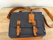ALDO Messenger Bag Black Brown Satchel Shoulder Crossbody Work School Bag picture