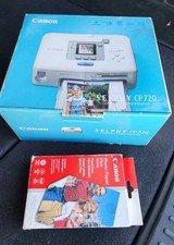 Canon Selphy CP 720 Compact Photo Printer + Photo Paper In Box picture