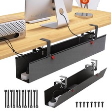 Cotohim Under Desk Cable Management Tray - Under Desk Cord Management - Clamp... picture