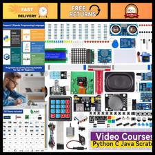 Ultimate Raspberry Pi Starter Kit - Compatible with 5, 4 B, 3B, Zero 2 W, Python picture