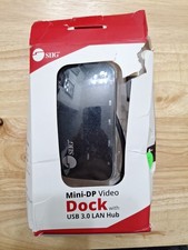 ⚡️SIIG Mini-DP Video Dock with USB 3.0 LAN Hub - Black🆕 Open Box🆕 picture