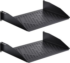 2U Cantilever Universal Rack Shelf 14in Deep – Rackmount Shelf 19’’ AV/Network picture