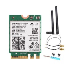 WiFi 6 AX200NGW M.2 Wireless 802.11ax Network Module Bluetooth 5.2 + Antenna Set picture
