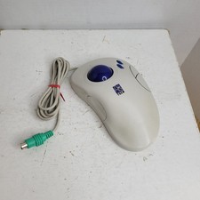Vintage 90s A4 Tech WWT-13 Scroll 4D TrackBall Large CAD Mouse TESTED WORKS picture