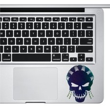Skull Black Dark Sitcker Laptop Macbook ipad Phone surface Pro Viny Decal picture