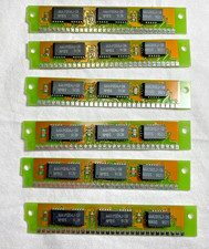 6x Vintage 256KB 30-Pin SIMM RAM Parity 80ns 3-Chip 1Mx1 DRAM 386 286 Memory picture