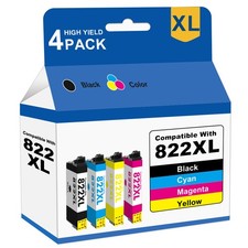 4 822XL Premium Ink Cartridge Compatible for Epson Workforce Pro WF-3820 WF-4830 picture