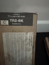 New Genuine Roland TrueVis INK Cartridge TR2-BK 500cc SEALED BLACK picture