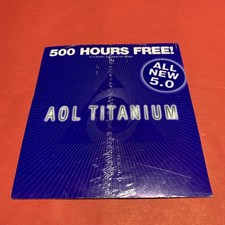 AOL Titanium Version 5.0 Software CD-ROM Factory Sealed New picture