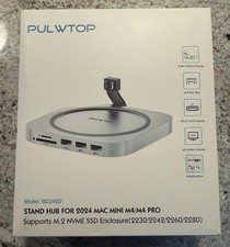 New - Pulwtop Mac Mini Pro M4 2024 Dock Stand with SSD enclosure DP 4K 144Hz picture
