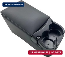 Universal Truck Bench Seat Console with Cup Holders, Grey picture