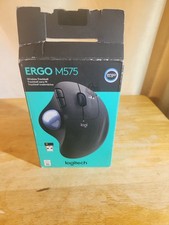 Logitech ERGO M575 Wireless Trackball Mouse Easy thumb control precision-New picture