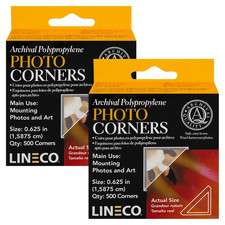 Infinity 0.625 Clear Acid-Free Archival Photo Corners Self Adhesive 2 Pack picture