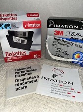 Imation Diskettes (6) IBM 2HD 3.5 1.44MB & (8) High Density DS HD Floppy Disks picture