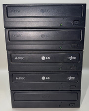 LG Internal SATA 24x Drive DVD/CD/MP3 Burner/Writer GH24NSC0 M-DISC - LOT OF 5 picture