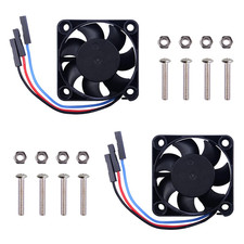 2PCS PWM Controllable Quiet 4010 Fan 40X40X10Mm DC 5V for Raspberry Pi 4, 3 B+, picture