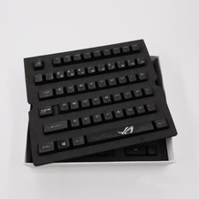 ROG Theme ABS Keycaps Backlit 104 Keys Black OEM Height For Mechanical Keyboard picture