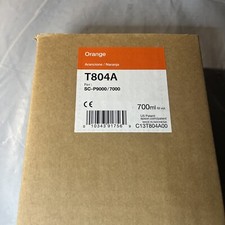 New Genuine Epson Orange Ink Cartridge T804A SC P9000/8000/7000/6000 picture
