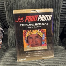 Jet Print Photo Professional Photo Paper Super Gloss 15 Sheets 8.5 x 11 NEW picture