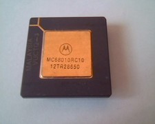 Rare CPU computer chip - Motorola MC68010RC10 12TA28650 VUCTQ-3 Malaysia picture