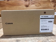 Genuine Canon PFI-706MBK Ink Tank For iPF8300/8300S/8400/8400s Exp. 08/2024 picture