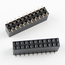 5Pcs 2.54mm Pitch 2x10 Pin 20 Pin Female Double Dual Row SMT Pin Header Strip picture