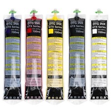 6*700ml Compatible Ink Bag with Chip for Brother GTX / GTX Pro Series Printer picture