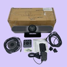Logitech MeetUp & Expansion Mic HD Video Conferencing Black - 960-001201 #U3267 picture