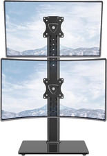 Dual Monitor Stand, VESA Compatible, Adjustable Height Swivel Tilt 13-32 inch picture