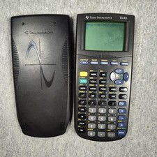 Vintage Texas Instruments TI-83 Graphing Calculator Tested Works with Cover Math picture