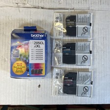 Genuine Brother LC205CL XXL Cyan Magenta Yellow Ink Cartridge for J4320DW J4620D picture