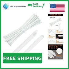 MECCANIXITY Braided Cable Sleeve, 30ft-4mm, White picture