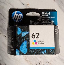 New HP 62 Tri-Color C2P06AN Ink Cartridge - (Exp. Date: 03/2021) picture