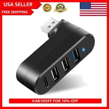 Lightweight 4-Port USB 3.0 Hub for Laptops, iMacs, and Cars - Fast Data Transfer picture