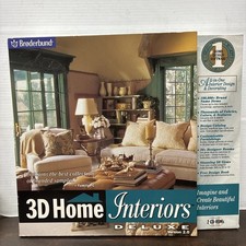 3D Home Interiors Deluxe 2.0 - Interior Decorating Software 1998 - BRAN NEW picture