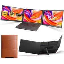 NGTeco 15.3 Inch Triple Screen Extender, 1200P Portable Monitor for Laptops picture