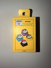 Pokemon Pokeball Keycaps 4 Pack Target Exclusive 2026 NIB Membrane Keyboard picture