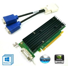 Windows 10 Dell Optiplex 3010 7010 9010 NVIDIA Low-Profile Dual VGA Video Card picture