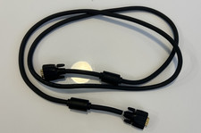 RadioShack VGA SVGA D-Sub Cable 6 Ft Black Male To Male Monitor PC Computer picture