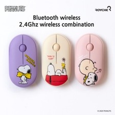 PEANUTS Snoopy Bluetooth Mouse 2.4Ghz Wirless Silent Mouse IPAD NoteBook picture