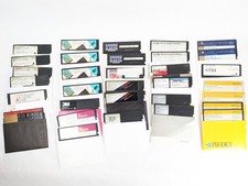 Vintage 3.5-inch Floppy Disk Software & Driver Media Collection Lot 30+ Late 80s picture