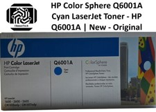 HP Color Sphere Q6001A Cyan LaserJet Toner - HP Q6001A | New - Original picture