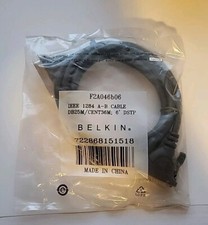 Belkin F2A046-06 DB25 to Centronics 36 Pin Parallel Printer Scanner Cable 6 Ft  picture