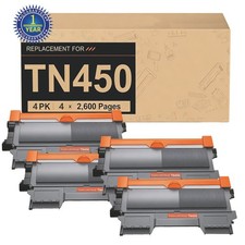 4PK TN450 Toner Compatible for Brother TN420 MFC-7360N 7860DW HL-2270DW 2240 picture