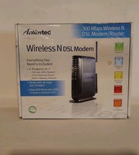Pre-Owned Actiontec 300 Mbps Wireless N DSL Modem/Router GT784WN  picture